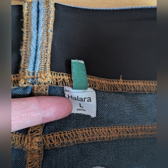 New Halara Wide Leg Jeans Size Large Petite - Picture 5 of 10